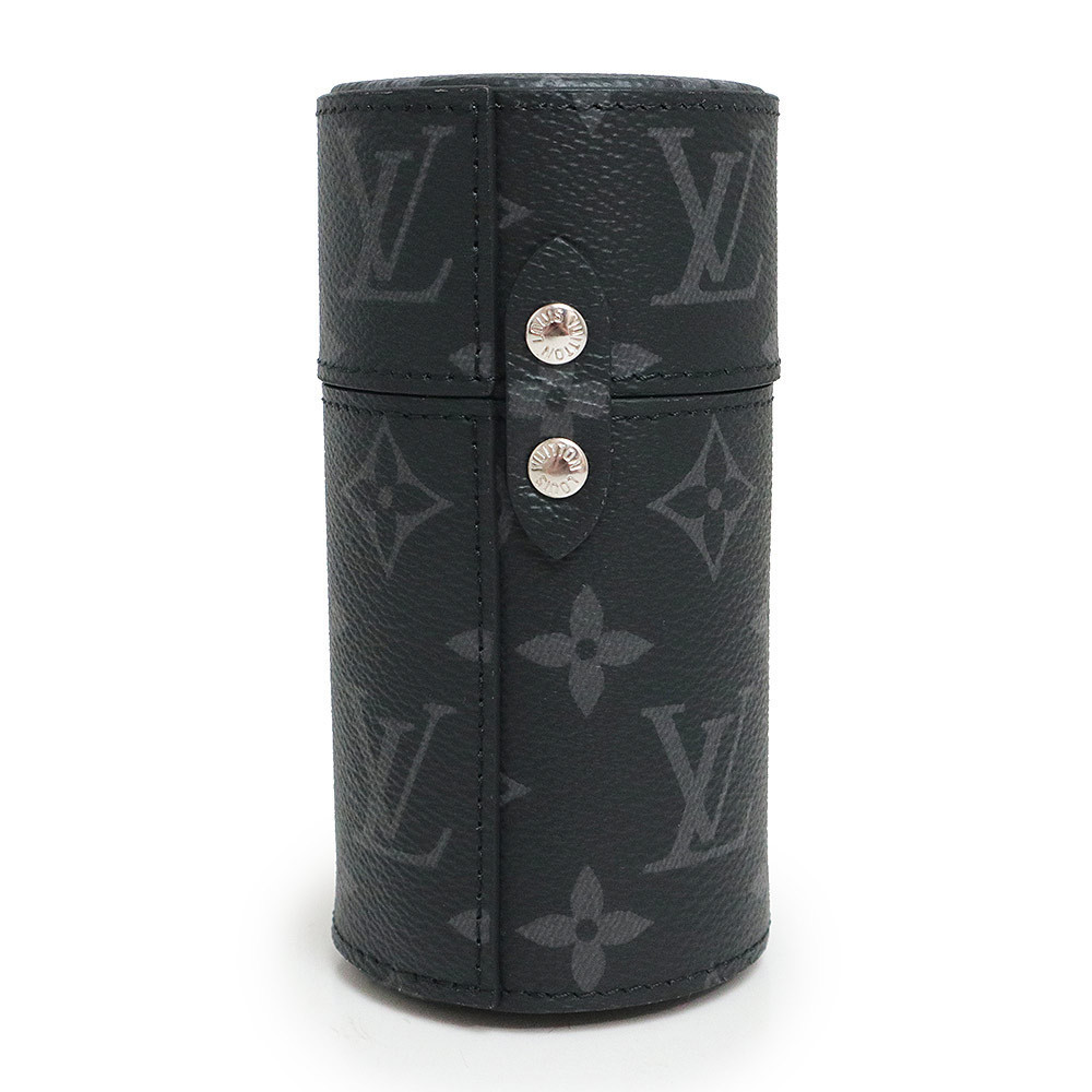 Louis Vuitton Case Fragrance Bottle Monogram Eclipse Black View 5